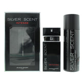 Jacques Bogart Silver Scent Intense Gift Set 100ml EDT + 200ml Body Spray