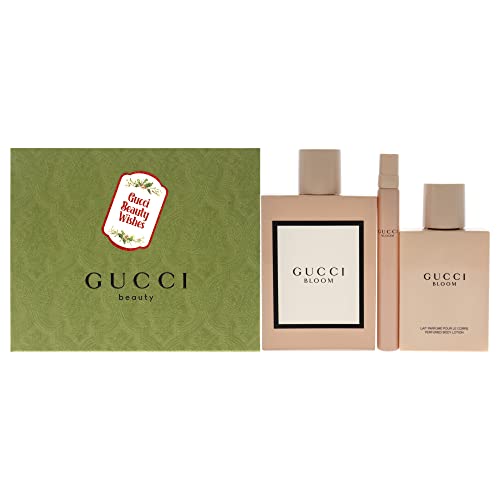 Gucci Bloom Gift Set 100ml EDP + 100ml Body Lotion + 10ml EDP - Sense42 Beauty and Health