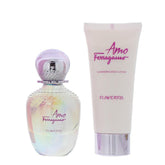 Salvatore Ferragamo Amo Ferragamo Flowerful Gift Set 50ml EDT Spray + 100ml Body Lotion