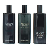 Giorgio Armani Code Gift Set 15ml Code EDT + 15ml Code EDP + 15ml Code Parfum - Sense42 Beauty and Health