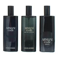 Giorgio Armani Code Gift Set 15ml Code EDT + 15ml Code EDP + 15ml Code Parfum - Sense42 Beauty and Health