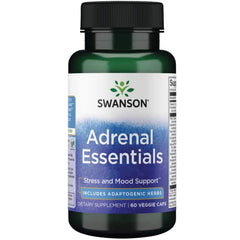 Swanson Adrenal Essentials 60 Veg Capsules - Sense42 Beauty and Health
