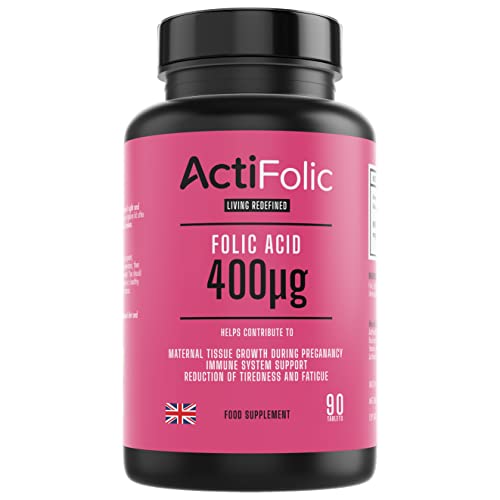 ActiHealth ActiHealth Folic Acid 400mcg - 90 tablets - Sense42 Beauty and Health