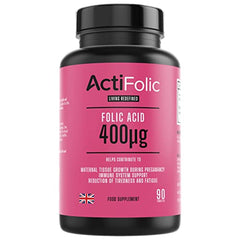 ActiHealth ActiHealth Folic Acid 400mcg - 90 tablets - Sense42 Beauty and Health