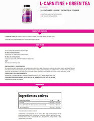 Trec Nutrition L-Carnitine + Green Tea - 90 capsules - Sense42 Beauty and Health