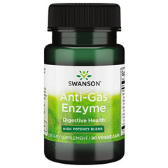 Swanson Anti-Gas Enzyme 123 Milligrams 90 Veg Capsules - Sense42 Beauty and Health