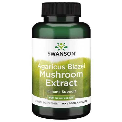 Swanson Agaricus Blazei Mushroom Extract 500 Mg 90 Caps - Sense42 Beauty and Health