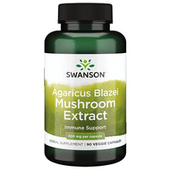 Swanson Agaricus Blazei Mushroom Extract 500 Mg 90 Caps - Sense42 Beauty and Health