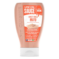 Fit Cuisine Low Calorie Sauce - Low-Cal Sauce to Support Weight Management, Low Carb Diet, Keto Friendly, Vegan, For Dipping, Dressing, Cooking, Marinading - 425ml (Sweet Chilli Mayo) - Sense42 Beauty and Health