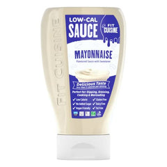 Fit Cuisine Low Calorie Sauce - Low-Cal Sauce to Support Weight Management, Low Carb Diet, Keto Friendly, Vegan, For Dipping, Dressing, Cooking, Marinading - 425ml (Mayonnaise) - Sense42 Beauty and Health