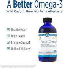 Nordic Naturals Arctic Omega - Lemon - 237 ml - Sense42 Beauty and Health