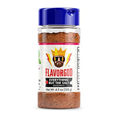 Everything But The Salt Seasoning Mix by Flavor God - Premium All Natural & Healthy Spice Blend for Chicken, Tacos, Salads & Pastas - Kosher, Low Sodium, Dairy-Free, Vegan & Keto Friendly - Sense42 Beauty and Health