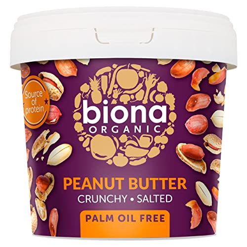 Biona Organic Peanut Butter Crunchy, 1kg - Sense42 Beauty and Health
