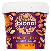 Biona Organic Peanut Butter Crunchy, 1kg - Sense42 Beauty and Health