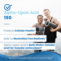 Doctor's Best Alpha-Lipoic Acid 150, Helps Support Glucose Metabolism and Regenerate Antioxidants* Non-GMO, Gluten Free, Vegan, Soy Free, 150mg, 120 Veggie Caps - Sense42 Beauty and Health