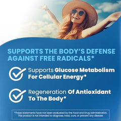 Doctor's Best Alpha-Lipoic Acid 150, Helps Support Glucose Metabolism and Regenerate Antioxidants* Non-GMO, Gluten Free, Vegan, Soy Free, 150mg, 120 Veggie Caps - Sense42 Beauty and Health