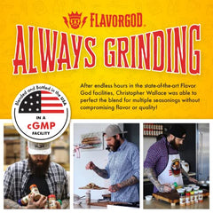 Chocolate Donut Topper Seasoning Mix by Flavor God - Premium All Natural & Healthy Spice Blend for Ice Cream, Donuts, Coffee, Cookies & Snacks - Kosher, Low Sodium, Dairy-Free & Gluten-Free - Sense42 Beauty and Health