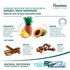Himalaya Active White Fresh Gel Herbal Toothpaste, Teeth Whiter, Long-Lasting Fresh Breath, 75 ml - Sense42 Beauty and Health