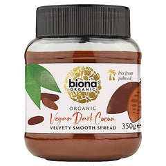 Biona Organic Dark Chocolate Spread, 350g - Sense42 Beauty and Health
