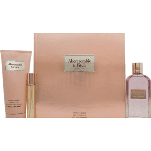 Abercrombie & Fitch First Instinct for Her Gift Set 100ml EDP + 15ml EDP + 200ml Body Lotion