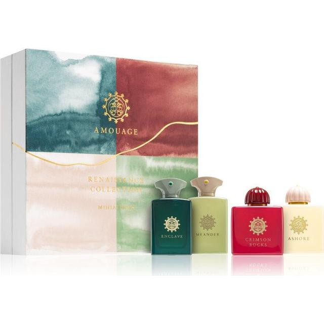 Amouage Renaissance Discovery Gift Set 7.5ml Enclave EDP + 7.5ml Crimson Rocks EDP + 7.5ml Ashore EDP + 7.5ml Meander EDP