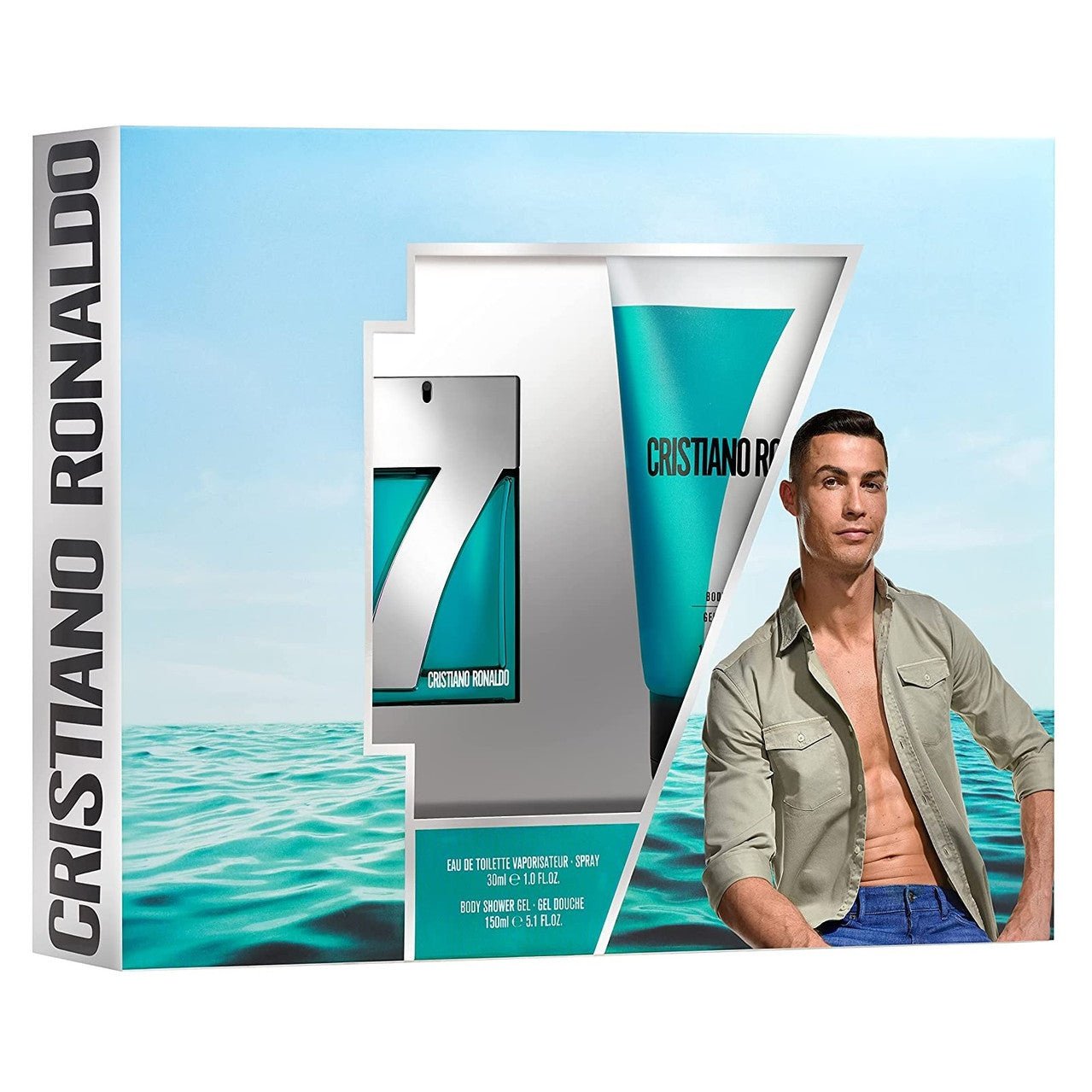 Cristiano Ronaldo CR7 Origins Gift Set 30ml EDT Spray 150ml Shower Gel Sense42