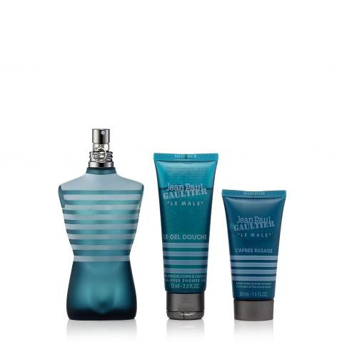 Jean Paul Gaultier Le Male Gift Set 125ml EDT + 50ml Aftershave Balm + 75g Deodorant Stick