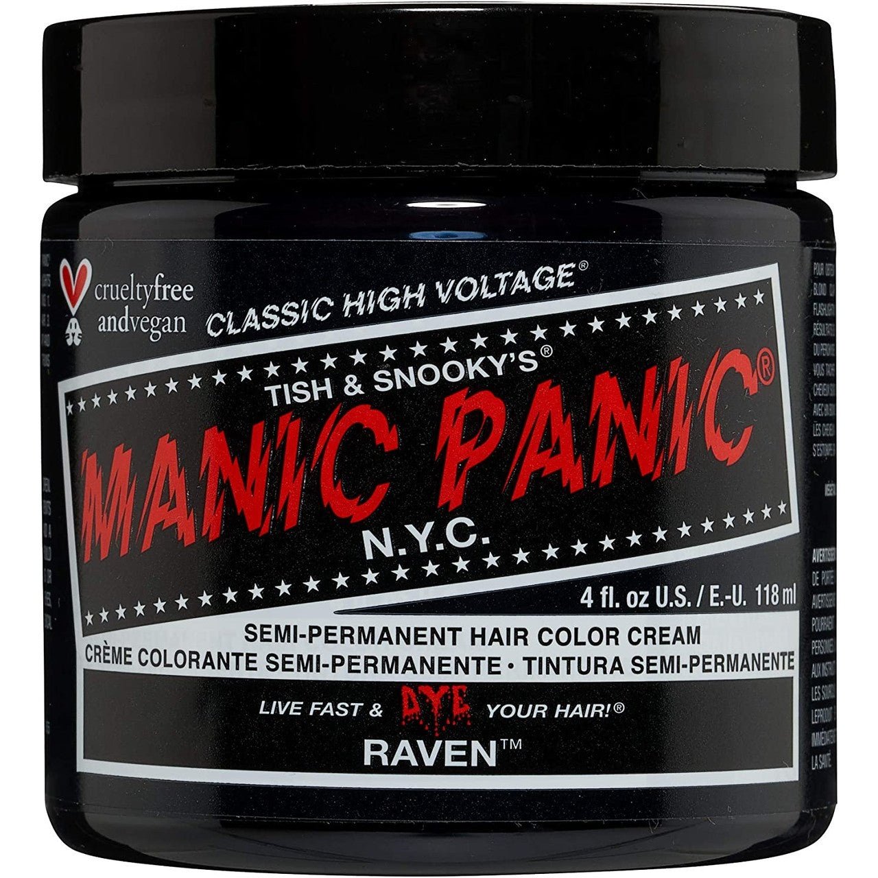 Manic Panic High Voltage Classic Semi-Permanent Hair Colour 118ml Various Colours