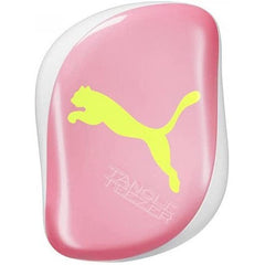 Tangle Teezer X Puma Compact Styler Detangling Hair Brush - Neon Yellow