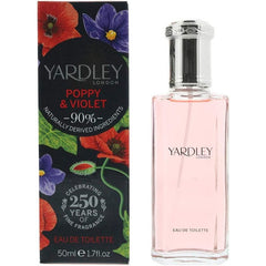 Yardley Poppy & Violet Eau de Toilette 50ml Spray