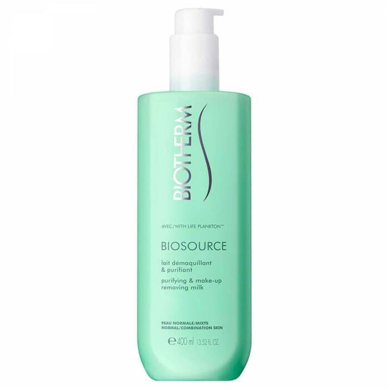 Biotherm Biosource Purifying & Make-up Removing Milk 400ml - Normal-Combination Skin