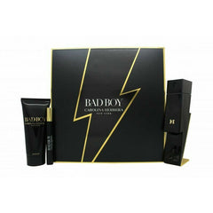 Carolina Herrera Bad Boy Gift Set 100ml EDT + 100ml Shower Gel + 10ml EDT