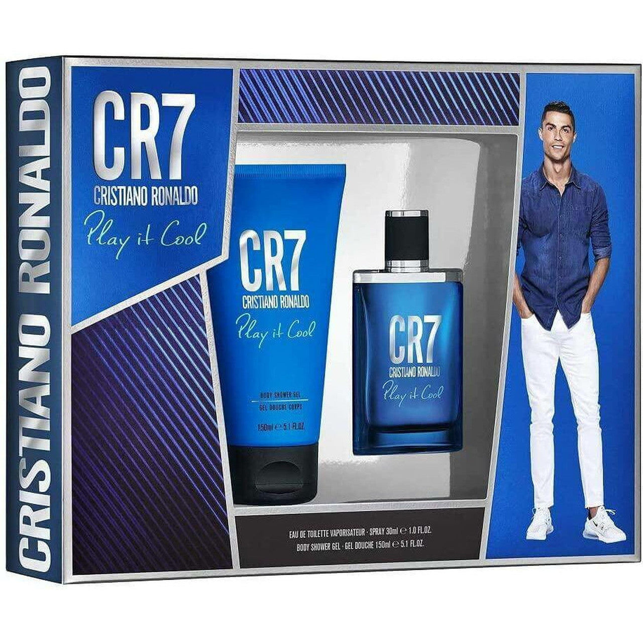 Cristiano Ronaldo CR7 Play It Cool Gift Set 30ml EDT Spray + 150ml Shower Gel