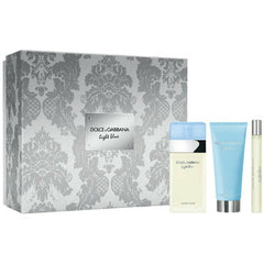 Dolce & Gabbana Light Blue Gift Set 100ml EDT + 50ml Body Cream + 10ml EDT