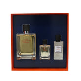 Hermès Terre d'Hermès Gift Set 100ml EDT + 12.5ml EDT + 40ml Aftershave Balm