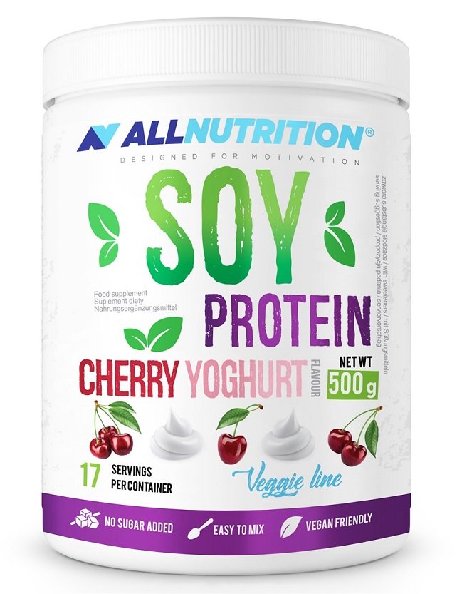 Soy Protein, Cherry Yoghurt - 500g - Sense42 Beauty and Health