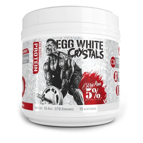 5% Nutrition Egg White Crystals - Legendary Series Unflavored - 379g - Sense42 Beauty and Health