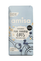 Amisa Pure Porridge Oats - 1000g - Sense42 Beauty and Health