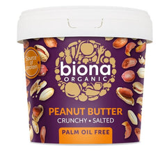 Peanut Butter, Crunchy Salted - 1000g - Sense42 Beauty and Health