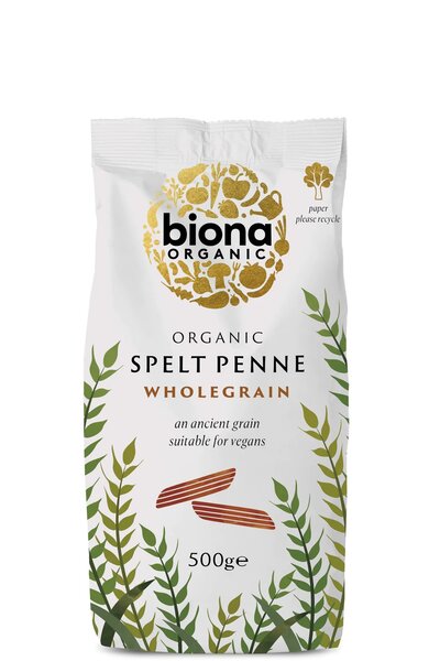 Spelt Wholegrain Penne - 500g - Sense42 Beauty and Health