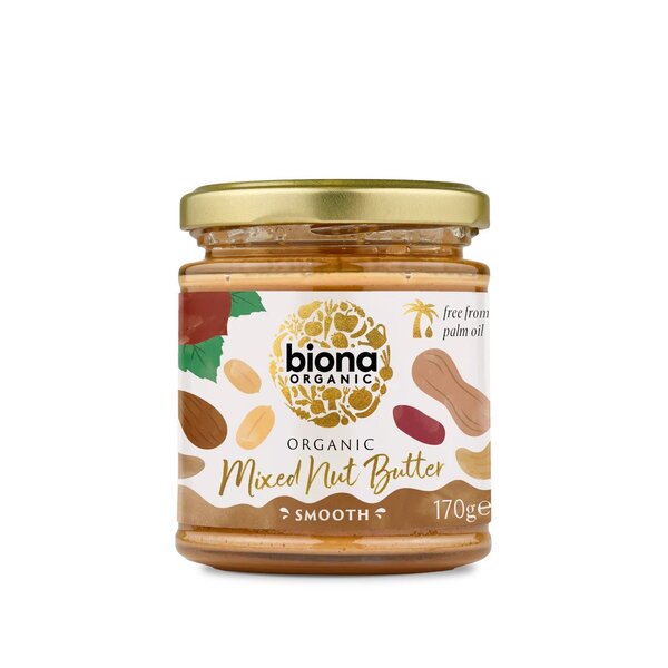 Mixed Nut Butter, Smooth - 170g - Sense42 Beauty and Health