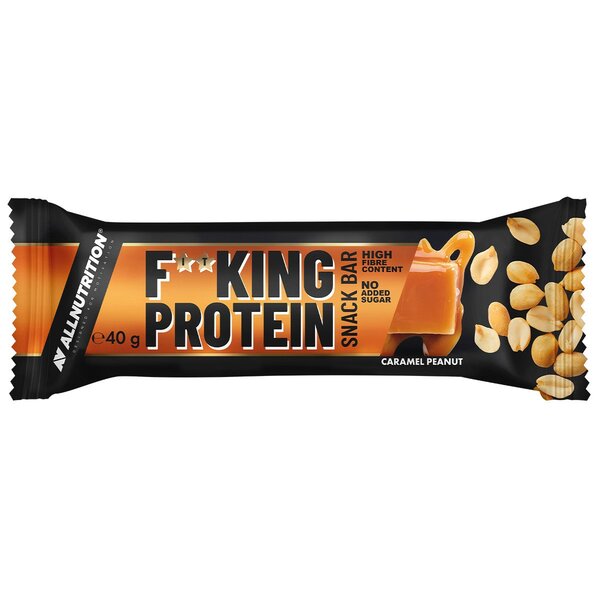 Fitking Protein Snack Bar, Caramel Peanut - 12 x 40g - Sense42 Beauty and Health