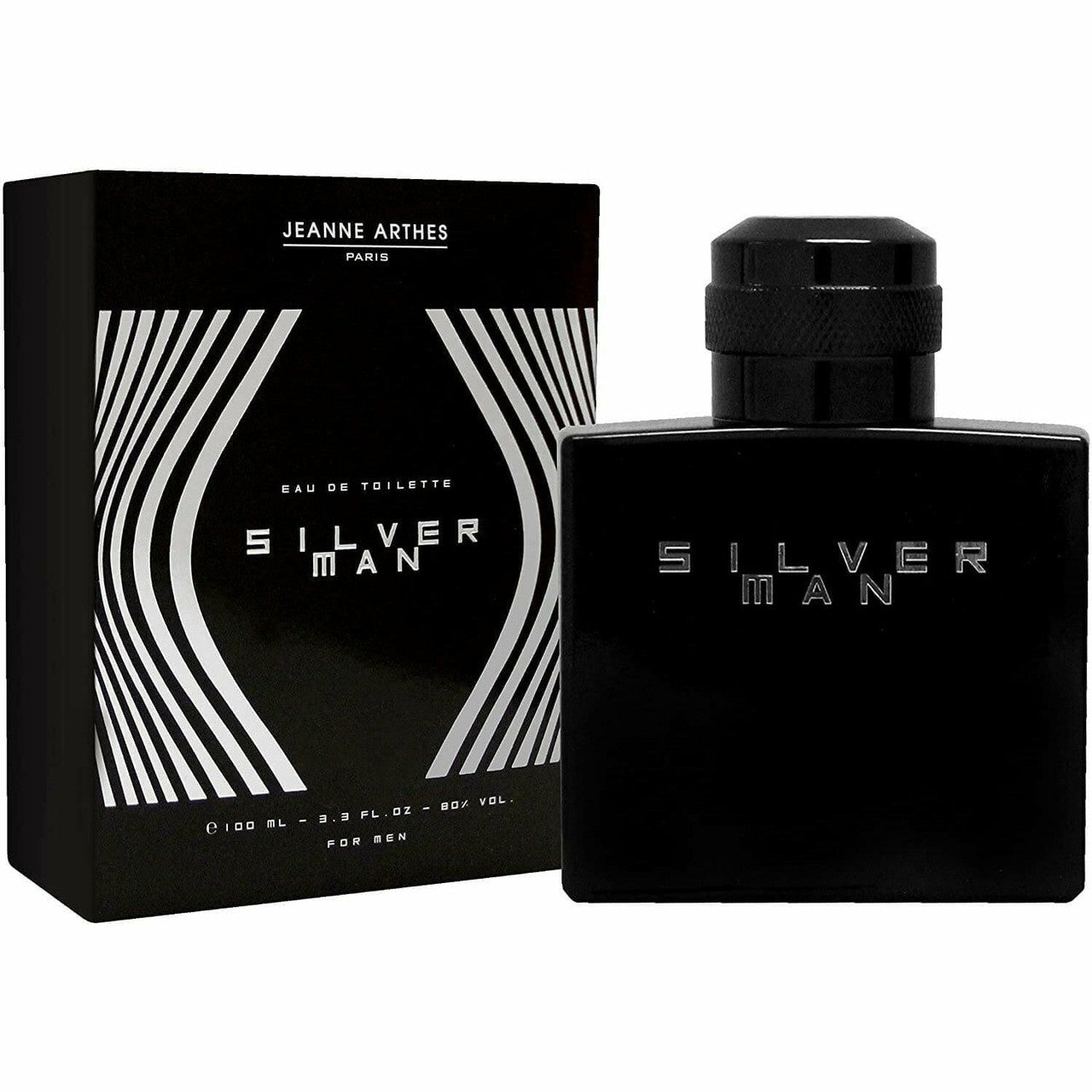 Jeanne Arthes Silver Man Eau de Toilette Spray - 100ml