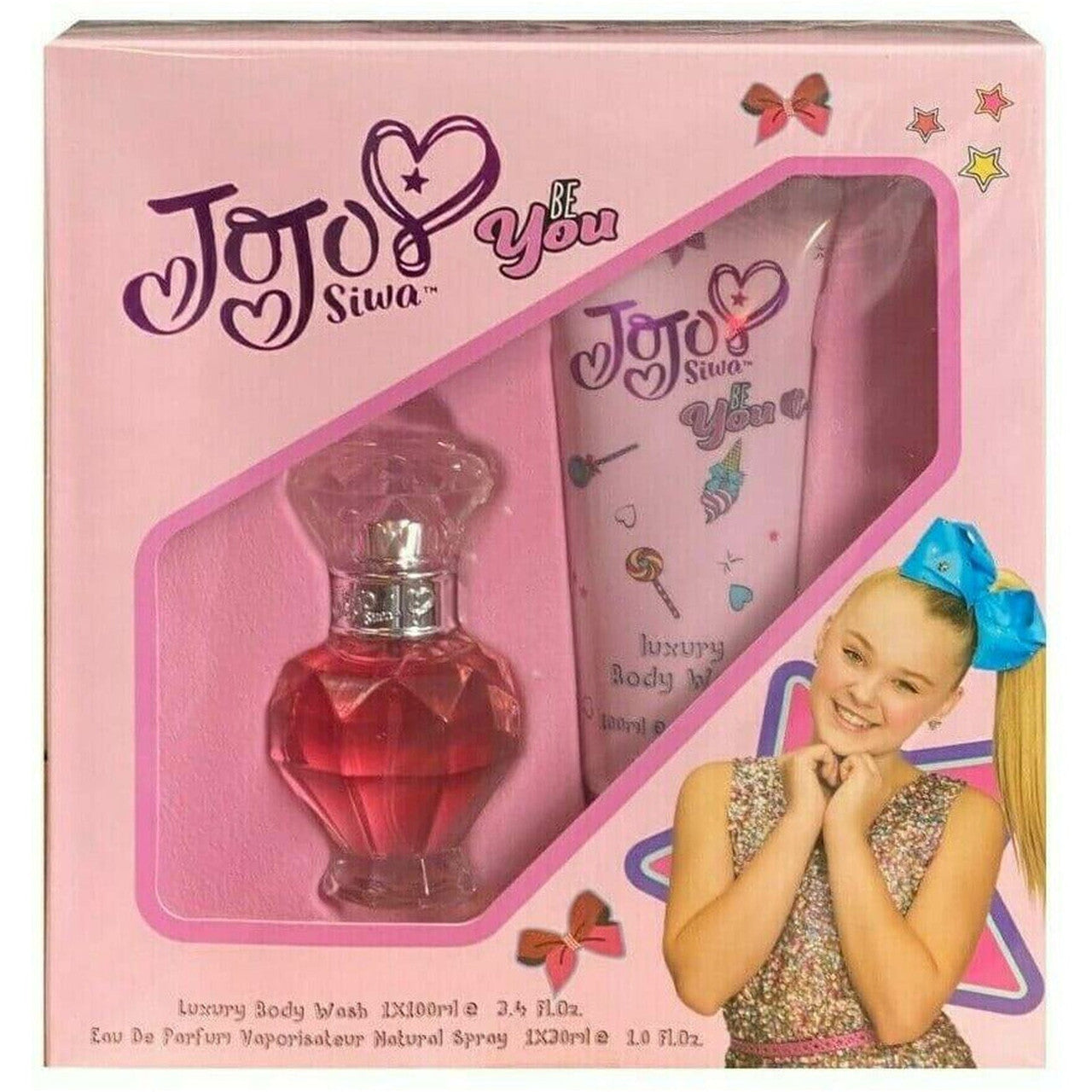 JoJo Siwa Be You Gift Set 50ml EDP + 100ml Body Wash