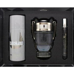 Paco Rabanne Invictus Gift Set 100ml EDT + 150ml Deodorant Spray + 10ml EDT