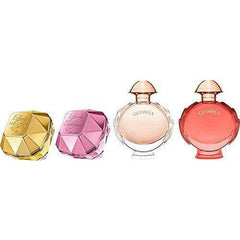 Paco Rabanne Miniatures Gift Set 5ml Lady Million EDP + 5ml Lady Million Empire EDP + 6ml Olympea EDP + 6ml Olympea Legend EDP
