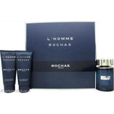 Rochas L'Homme Rochas Gift Set 100ml EDT + 100ml Shower Gel + 100ml Body Lotion