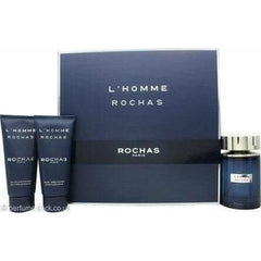 Rochas L'Homme Rochas Gift Set 100ml EDT + 100ml Shower Gel + 100ml Body Lotion