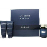 Rochas L'Homme Rochas Gift Set 100ml EDT + 100ml Shower Gel + 100ml Body Lotion