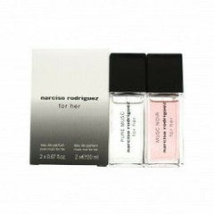 Narciso Rodriguez Layering Duo For Her Gift Set 20ml For Her Pure Musc EDP + 20ml For Her Musc Noir EDP